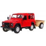 Autíčko Land Rover Defender R / C 1:14 RASTAR červené